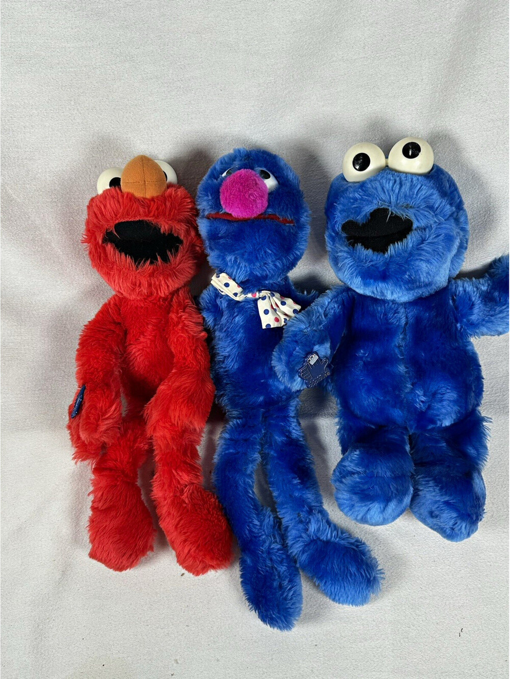 Applause Sesame Street Grover & Elmo Plush Lot of 3 VTG 1994 6-14" MPN42251